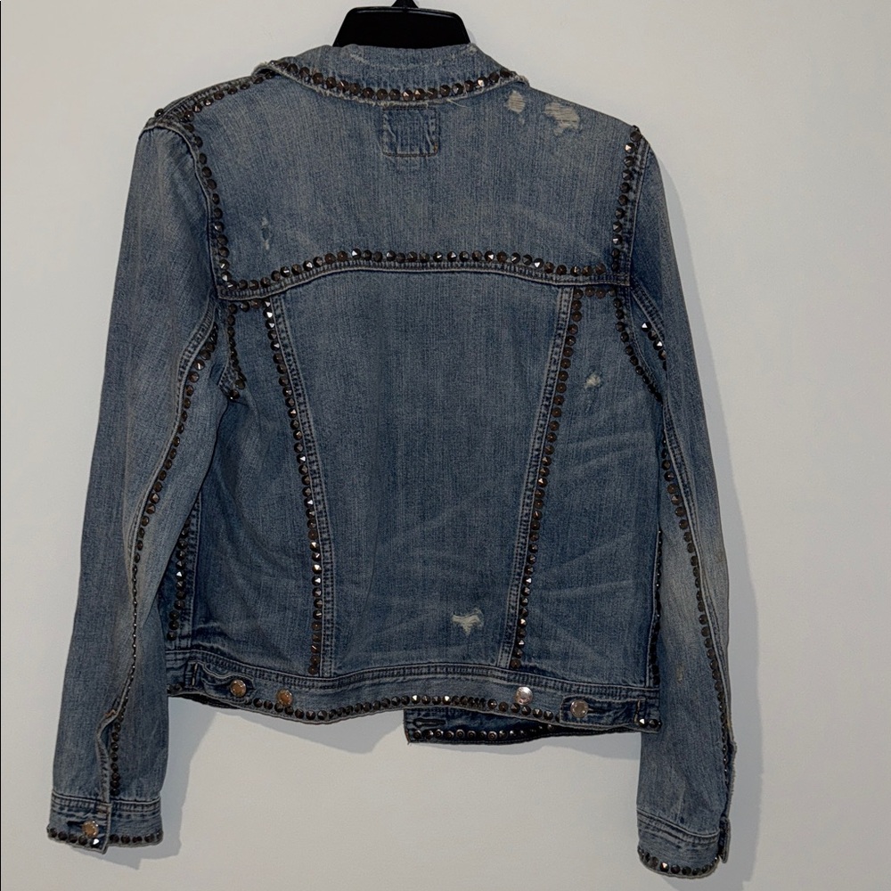 American Eagle Studded Denim Jacket - Picture 7 of 7